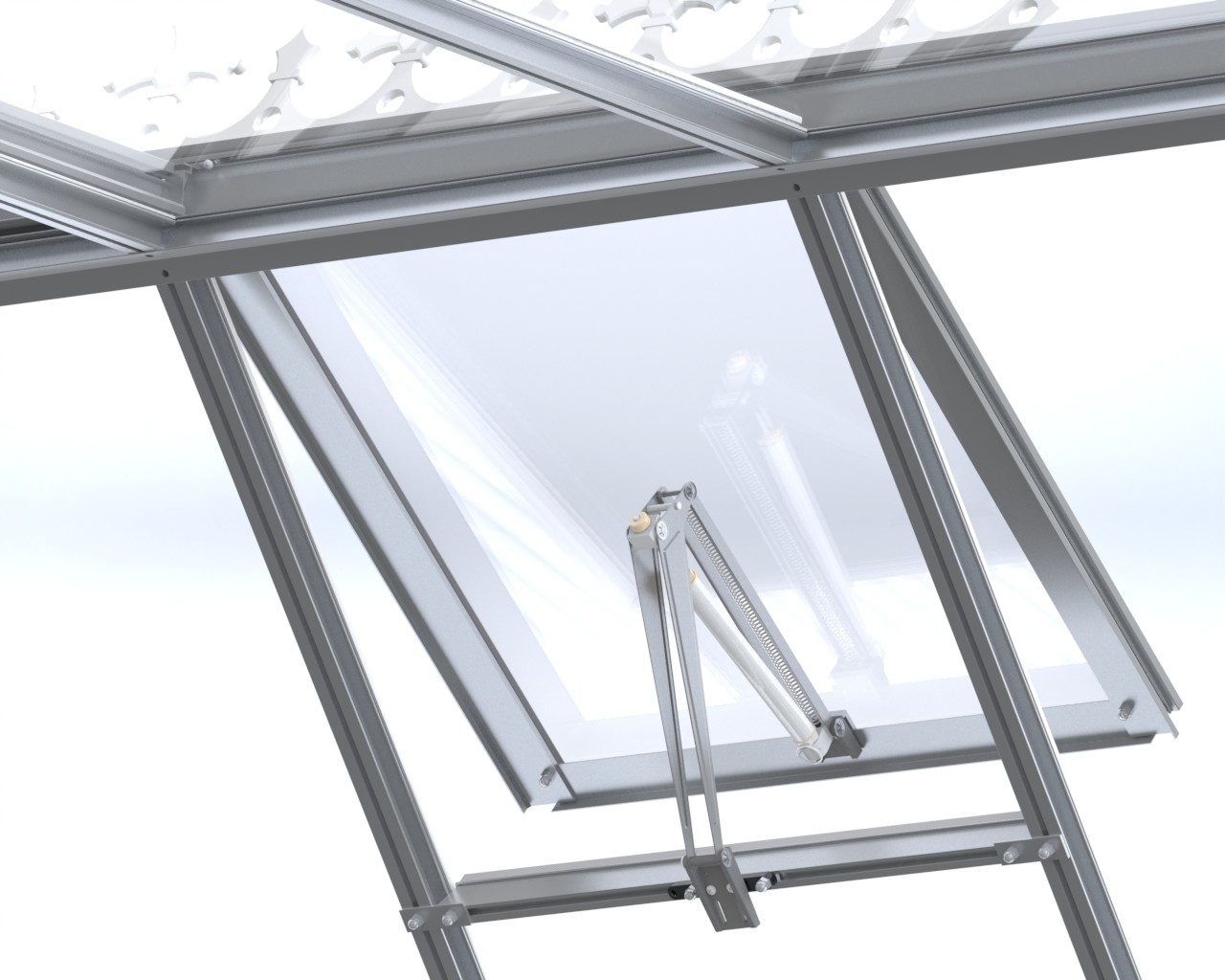 Regal Plain Aluminium Greenhouse (12'6" x 40'0") Robinsons Greenhouses